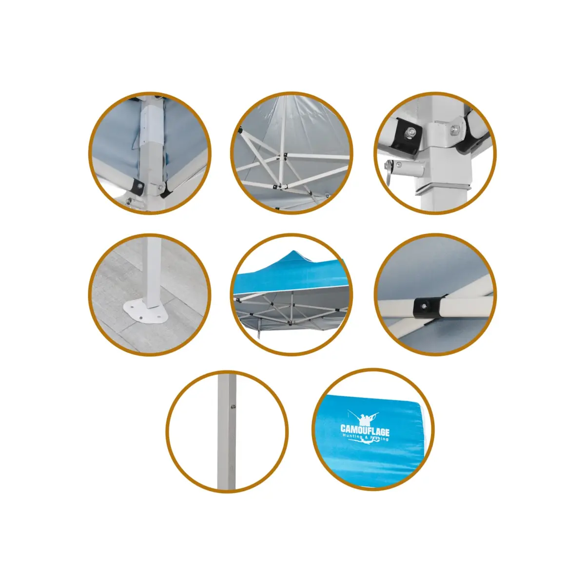 Camouflage Outdoor Umbrella 3 x 3 M - Image 4