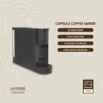 Lepresso Automatic Capsule Coffee Maker - Black - Image 2