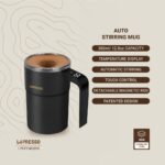 LePresso Stirmagic Auto Stirring Mug - Black - Image 2