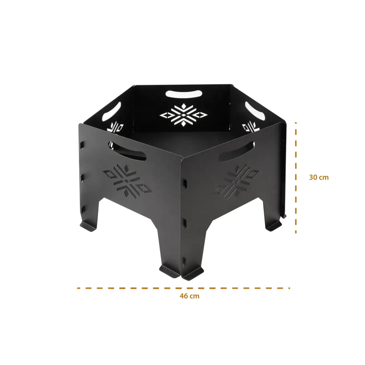 Camouflage Gas Pentagon Firepit - Image 2