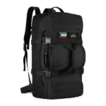 Camouflage Duffel Travel Bag - Black