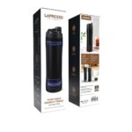 LePresso Stainless Steel Portable French Press - Black - Image 2