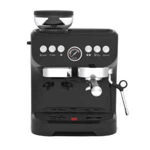 Lepresso Espresso Coffee Maker with Bean Grinder - Black