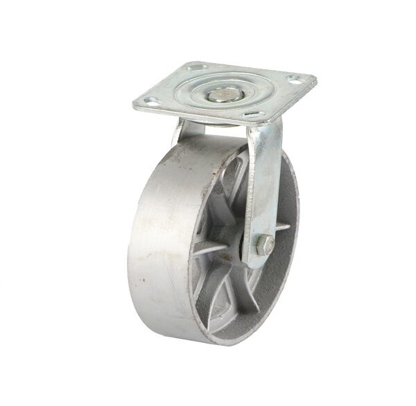 8" Caster Wheel Iron Swivel