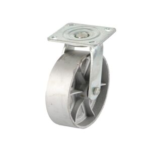 8" Caster Wheel Iron Swivel