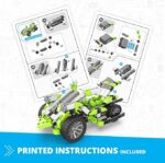 Engino Inventor STEM Toys, Motorized 4-Wheeled Extreme Bike, Construction Toys for Kids 9+, Building Kit, STEM Projects, Gifts for Boys & Girls