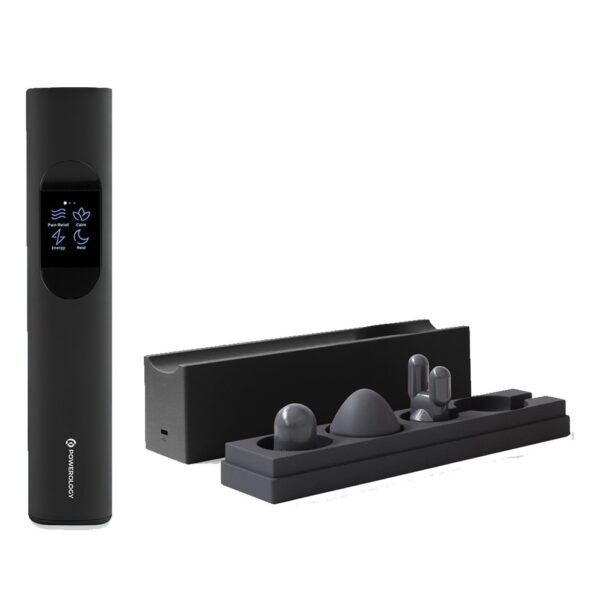 Powerology Therapeutic Massager with Extension handle Accessory - Black