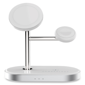 Powerology 3 in 1 MFi Charging Dock with Built-in Apple MagSafe