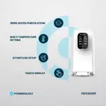 Powerology Reverse Osmosis Water Purifier & Dispenser - White - Image 2
