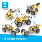 Engino Inventor Mechanics Tipper Truck Construction Toy for Ages 9+, Includes 5 Bonus Models - Image 2