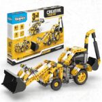 Engino CREATIVE BUILDER BACKHOE LOADER MACHINERY SET