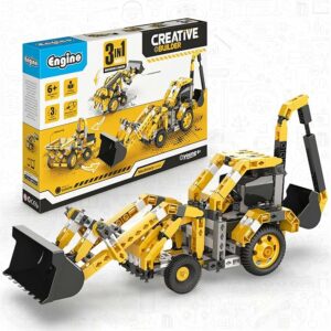 Engino CREATIVE BUILDER BACKHOE LOADER MACHINERY SET