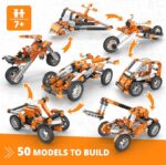 Engino- Inventor STEM Toys, 50 Motorized Models, Educational Toys for Kids 7+, STEM Projects for Kids, STEM Building Toys, Gifts for Boys & Girls - Image 3