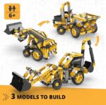 Engino CREATIVE BUILDER BACKHOE LOADER MACHINERY SET - Image 3