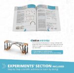 Engino ENG-STEM55 Discovering Stem Sydney Harbour Bridge and Eiffel Tower Construction, Blue, Architecture Set - Image 2