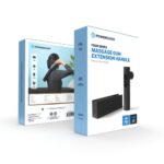 Powerology Therapeutic Massager with Extension handle Accessory - Black - Image 3