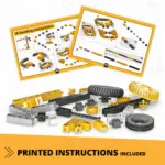 Engino Creative Builder Tall Crane Machinery Motorized Set - Image 4