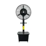 Powerology Industrial Fan Mist Spray & Humidifier - Black