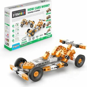 Engino Discovering Stem How Cars Work Technology of Machines Building Block 140-Pieces Set