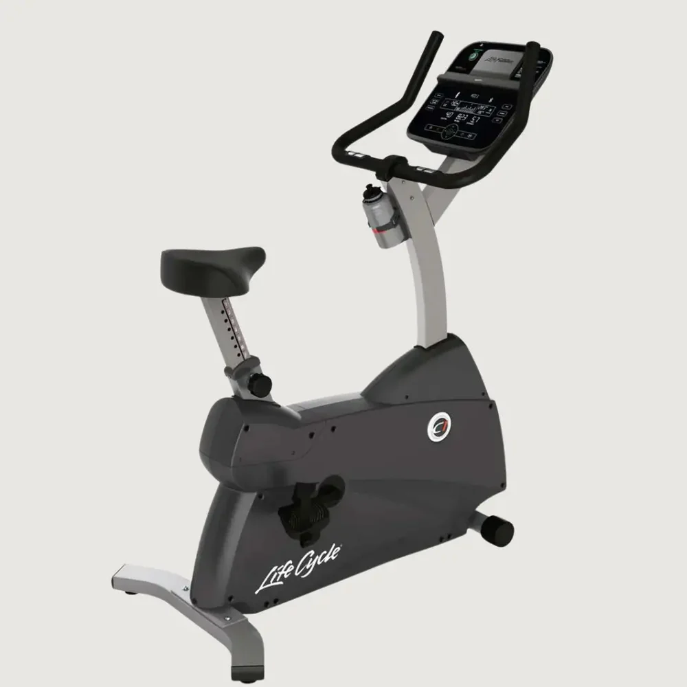 4 Life Fitness C1 Upright Lifecycle Bike - Track Console - Image 1