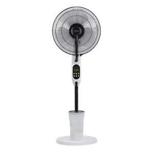 Powerology Tilt & Oscillating Fan Mist Spray & Humidifier - Black