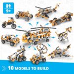 Engino Inventor STEM Toys, Motorized Double-Blade Helicopter, Construction Toys for Kids 9+, Building Kit, STEM Kits, Gifts for Boys & Girls - Image 3
