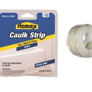 Homax White Caulk Strip