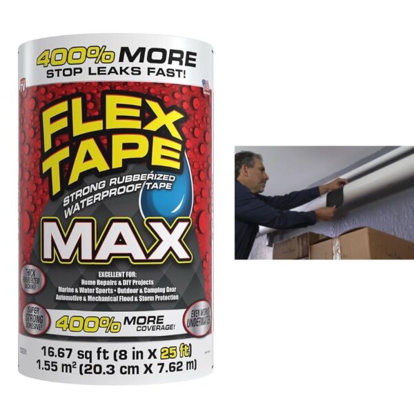 Flex Seal Rubberized Waterproof Tape - Black