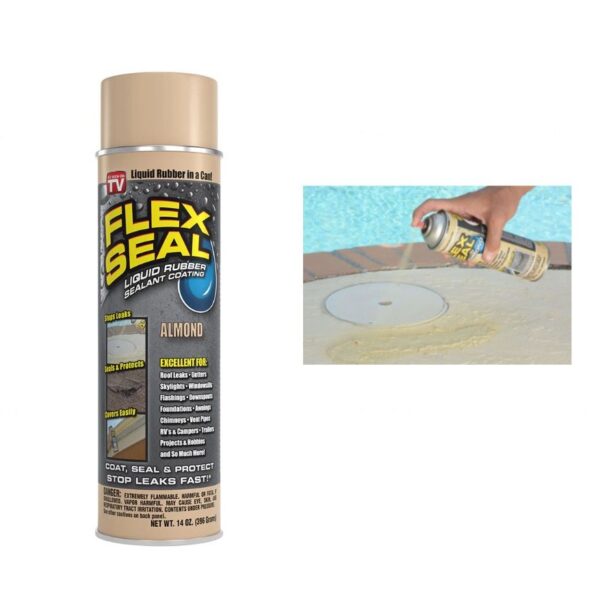 Flex Seal Liquid Rubber Coating Spray - Almond