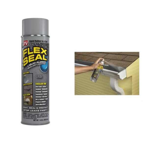 Flex Seal Liquid Rubber Coating Spray - Gray