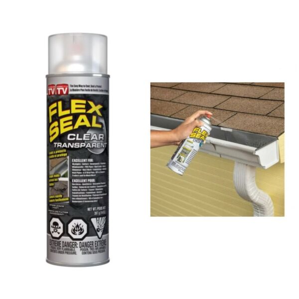 Flex Seal Max Liquid Rubber Coating Spray - Clear