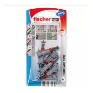 FISHCHER DUOBLADE S PH K NV PLUG + PAN HEAD SCREW 6PCS
