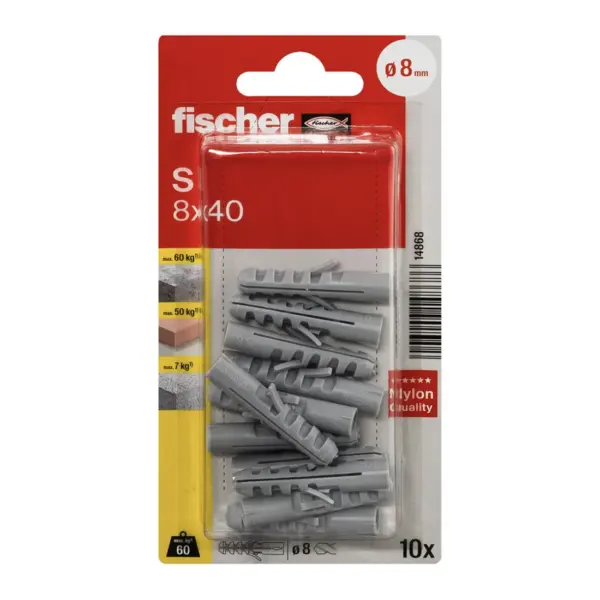 FISHCHER BLISTER S-8 KP PLUG 10PCS