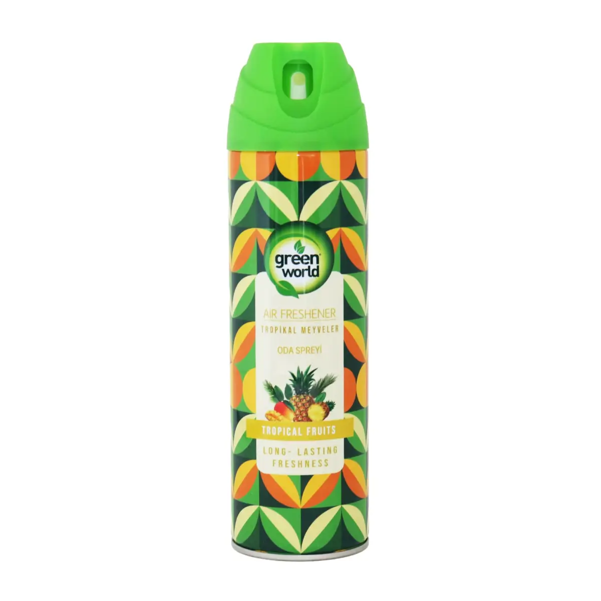 Green World Tropical Fruits – Air Freshener – 1×12 – 500ml - Image 1