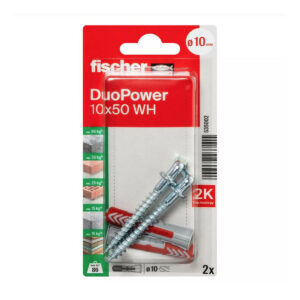 FISHCHER DUOPOWER 10X50 WH K NV PLUG + L HOOK 2PCS