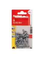 FISHCHER BLISTER S-6 HAK PLUG + ROUND HOOK 8PCS
