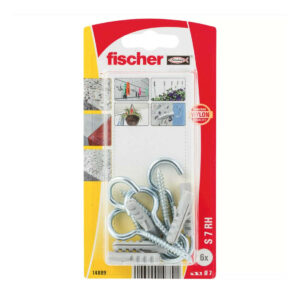 FISHCHER BLISTER S-7 HAK PLUG + ROUND HOOK 6PCS