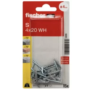 FISHCHER BLISTER S-4 AK PLUG + L HOOK 15PCS