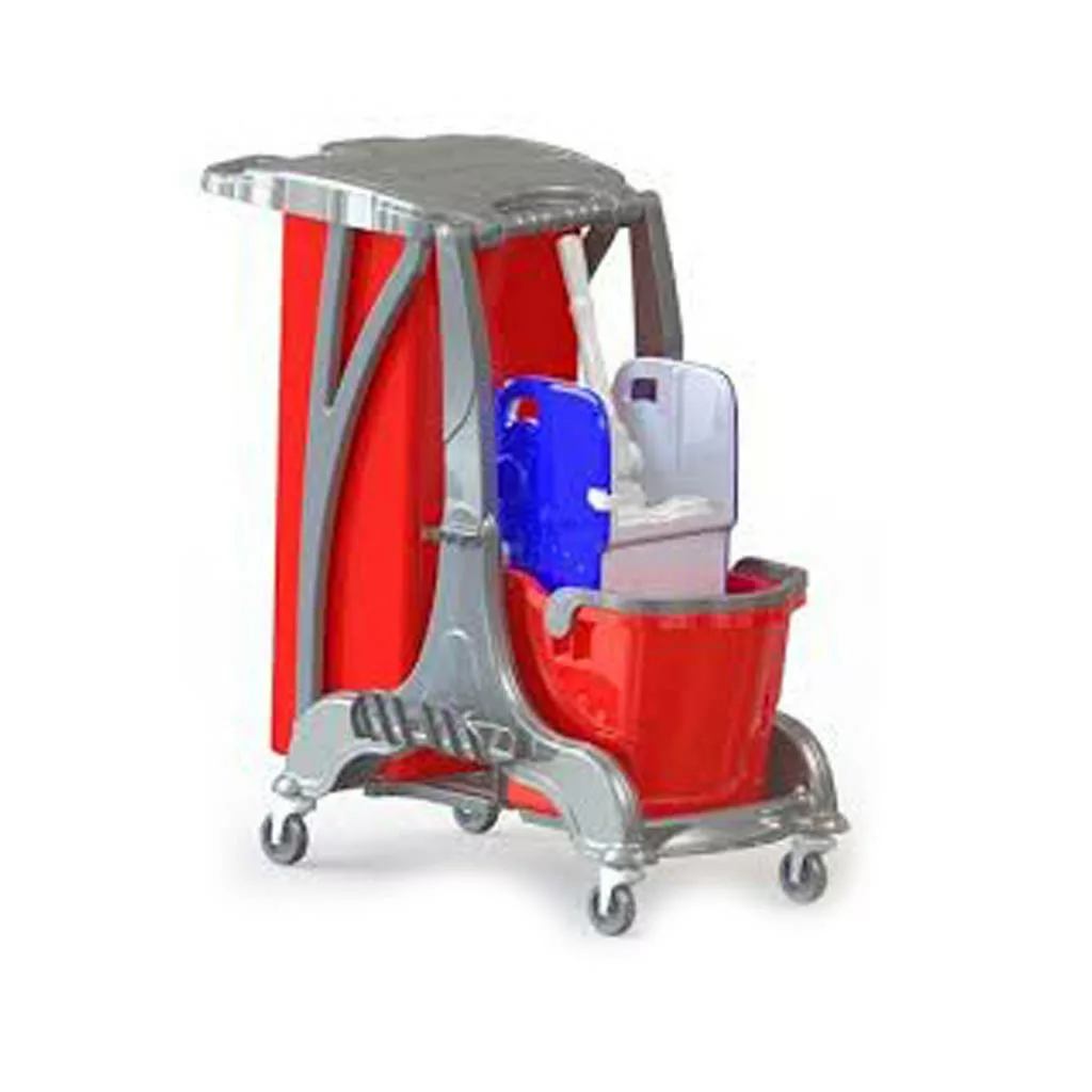 26 Single Bucket Trolley with Nylon Bag Holder - Image 1