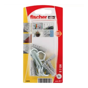 FISHCHER BLISTER S-7 HCK PLUG + EYE HOOK 6PCS