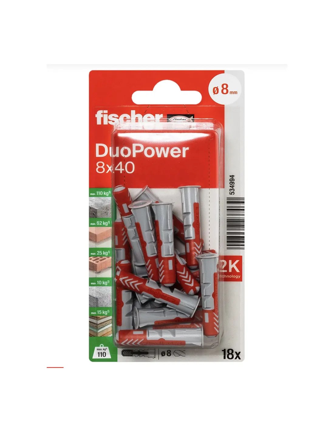 4 FISHCHER DUOPOWER 8X40 K NV PLUG 18PCS - Image 1