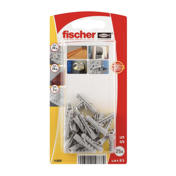 FISHCHER BLISTER S-5 KP PLUG 25PCS