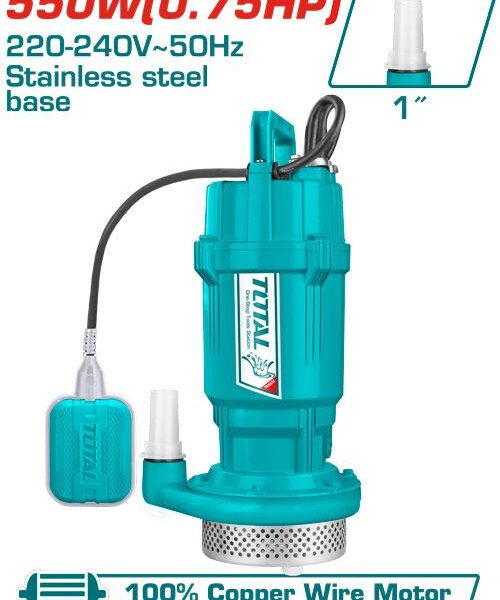 TOTAL Submersible Pump 550W