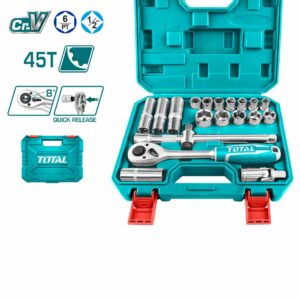 TOTAL 20 Pcs 1/2″ Socket Set