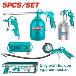 TOTAL 5 Pcs Air Tools Set
