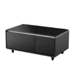 Gamvity Smart Coffee Table With 93l Refrigerator Frozen & fridge Drawer Tb90 - Black