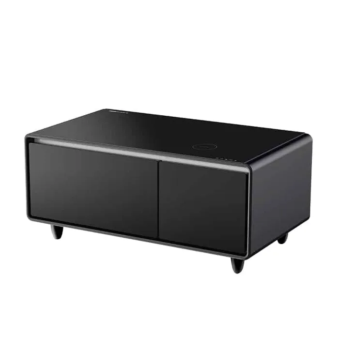 14 Gamvity Smart Coffee Table With 93l Refrigerator Frozen & fridge Drawer Tb90 - Black - Image 1