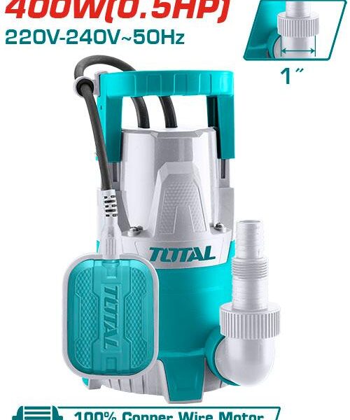 TOTAL Submersible Pump 400W