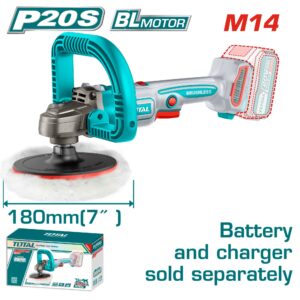 TOTAL Cordless polisher 7"