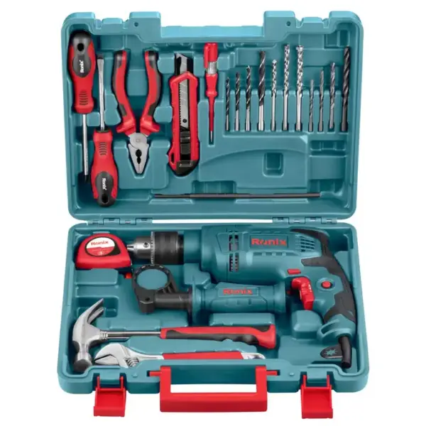RONIX RS-0001 Impact Drill Kits 22 pcs-650W-13mm